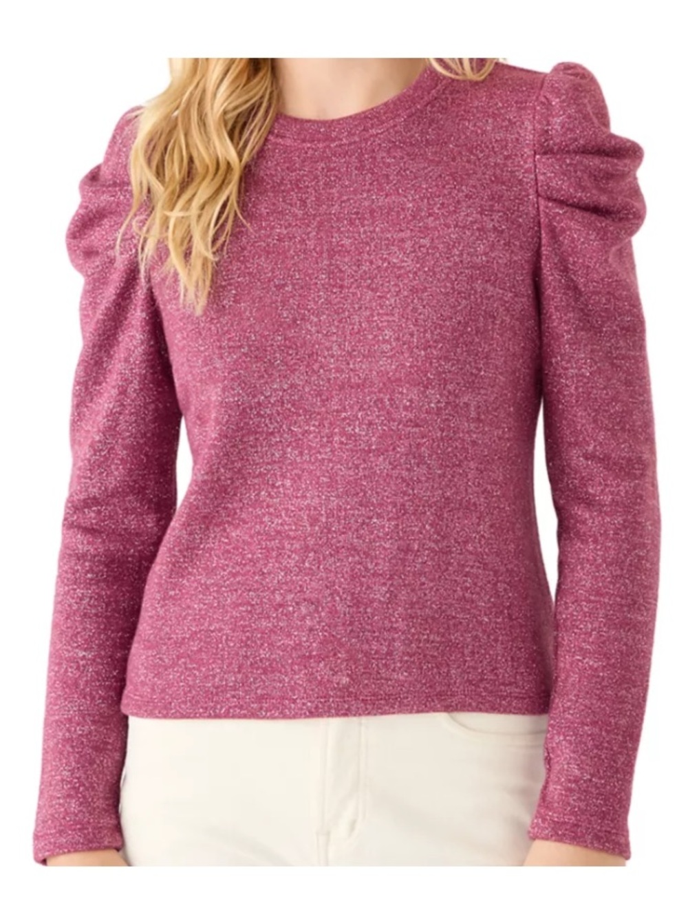 New 1. State Shimmer Romantic Blooms Top in Napa Wine Size Large Retail $79 NWT
